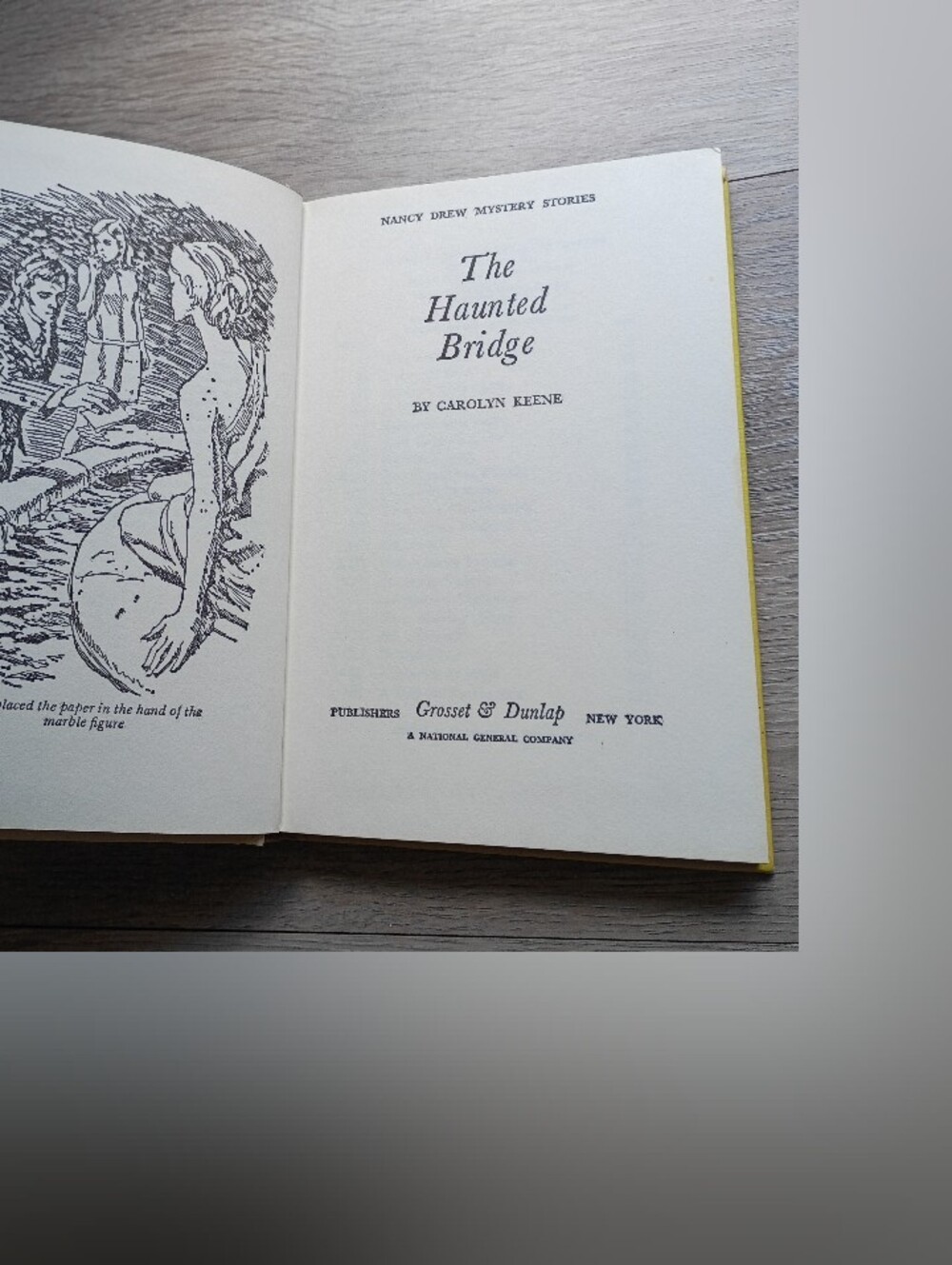 Nancy Drew Book # 15 The Haunted Bridge 1972 By Carolyn Keene - Picture 4 of 6